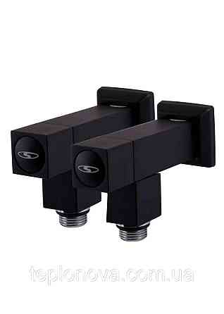 Крани Чорні для рушникосушки LUX Solomon 1/2" Black LUX Чернівці