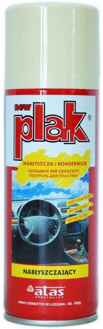 Поліроль для торпедо 200 мл ATAS Plak vanilla (ваніль) Чортків - фото 1