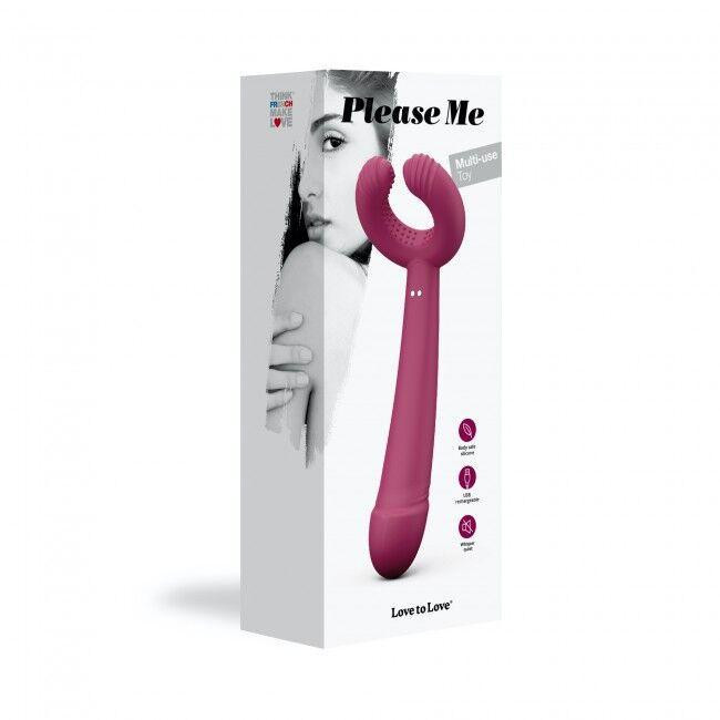 Вибратор для пар Love To Love PLEASE ME - PLUM STAR с тремя моторами, гибкий Sex Aura Киев - изображение 7