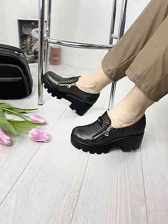 Kluchini Туфлі жіночі KLUCHINI графіт натуральна шкіра платформа 36р.-23см.можуть на 35 бути (3 Коломия