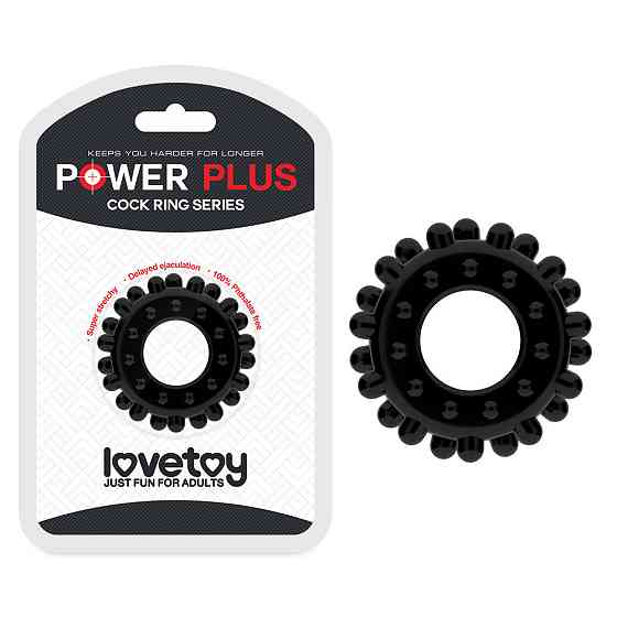 Ерекційне кільце - Power Plus Cockring 2 Black Sex Aura Київ