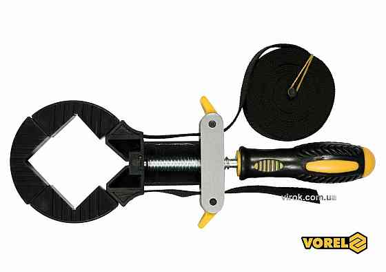 Струбцина ремінна VOREL : L = 4 м, довжина затиску 320 мм [20] Одеса