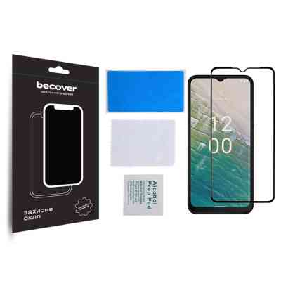 Скло захисне BeCover Nokia C32 Black (709739) Вінниця