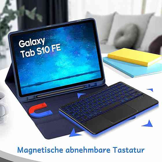 Протиударний чохол-книжка CACOE на Samsung Galaxy Tab S10 Lite 10.9 inch/S10 FE/S9 FE/ S9 11 Inch 2023 (SM-X710/SM-X716B/SM-X718U) Дніпро