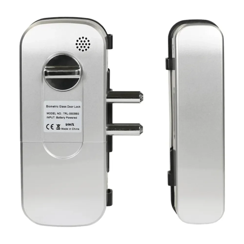 Замок біометричний автономний на скляні двері Trinix TRL-3303BG зі зчитувачем відбитків пальців і карт EM-Marine (65-00004) Киев - изображение 8