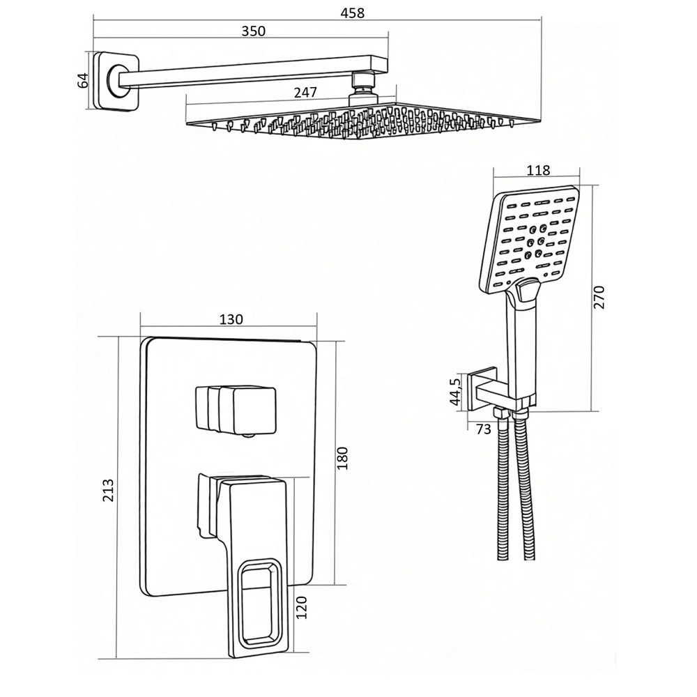 Душова система Globus Lux PIANO GLPN-205-SMART (000031849) Київ - фото 6