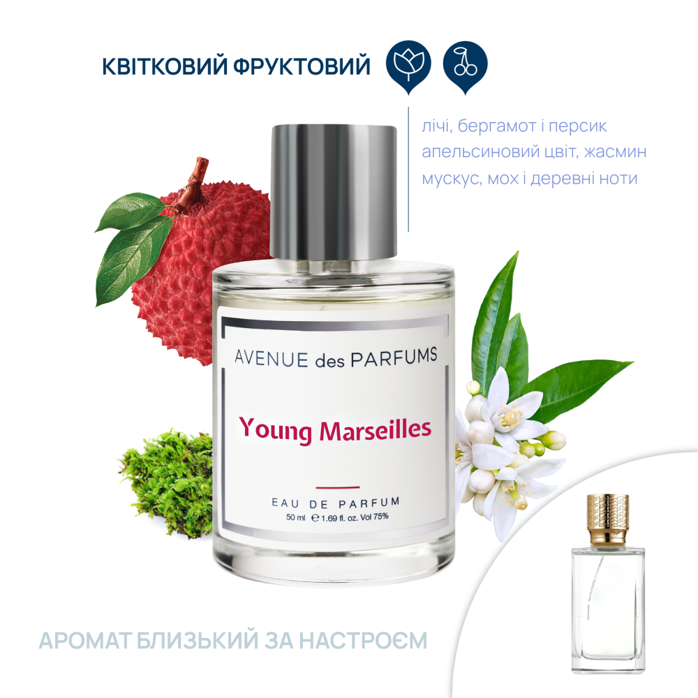 Парфюмерная вода Young Marseilles Avenue des Parfums 50 мл Киев - изображение 6
