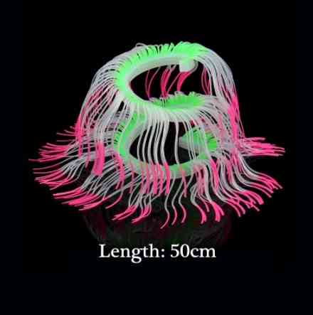 Декор силиконовый в аквариум - 50см (в темноте не светятся, только при ультрафиолете) Киев