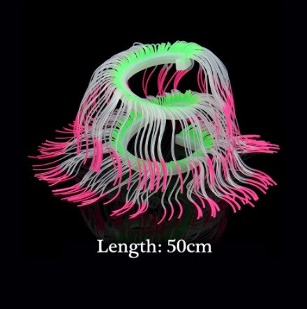 Декор силиконовый в аквариум - 50см (в темноте не светятся, только при ультрафиолете) Киев - изображение 2