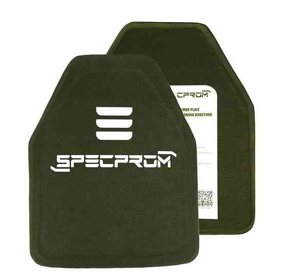 Комплект бронеплит Specprom керамика + UHWMPE класс защиты NIJ IV (6 класс ДСТУ) 2.75кг Винница