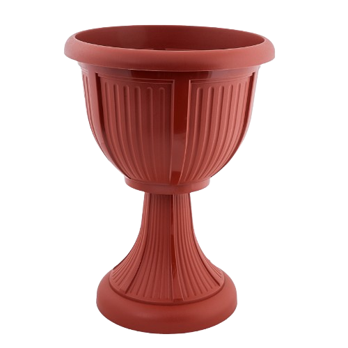 Вазон Леон з підставкою 41см глибокий теракот Алеана Житомир - изображение 1