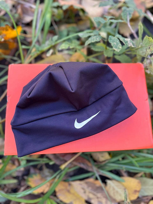 Новая тренировочная шапка Nike на тонком флисе XS S M L Львов - изображение 1