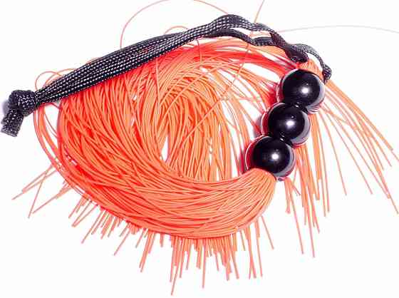 Силиконовый флогер ( длина 26 см ) Fetish Boss Series - Silicone Whip Red 10