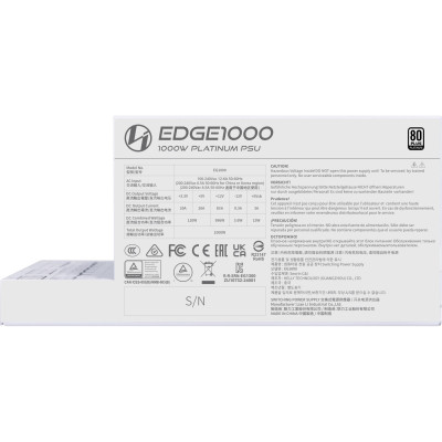Блок питания Lian Li 1000W EDGE1000 White (G9P.EG1000.WE00.EU) Винница - изображение 9
