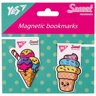 Закладки для книг Yes магнітні Sweet Cream Ice cream, 2шт (708115) Вінниця