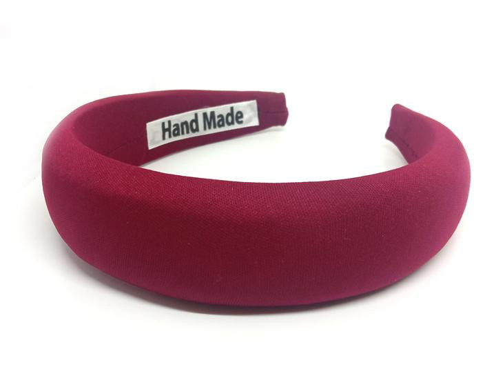 Обруч для волос бордовый Киев - изображение 1
