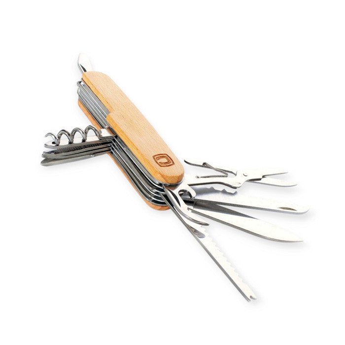 Мультиинструмент 15 в 1, L- 94мм (чехол) нержавейка, деревянная ручка Мукачево - изображение 3