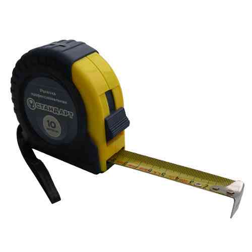 Рулетка 10 м/25 мм професійна СТАНДАРТ SMT-1025 Одеса