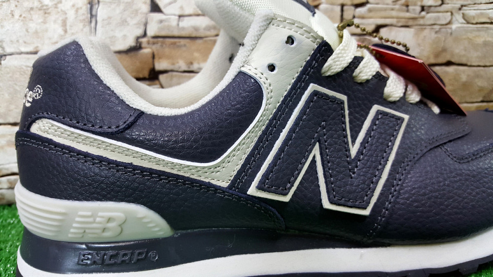 Мужские кроссовки New Balance Black/White ML574EGK ,кожа,оригинал   p.45-29см Киев - изображение 7