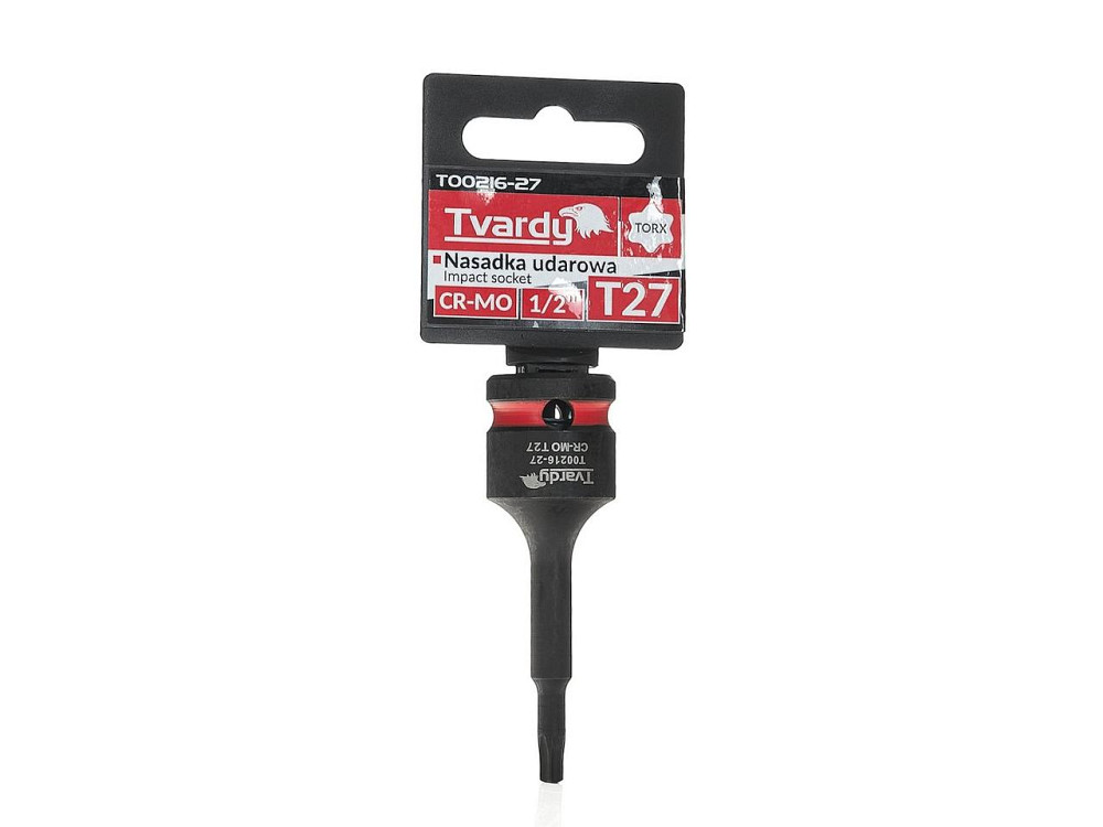 Головка ударна "Tvardy" з хром-молібденової сталі (Cr-Mo)  1/2"  Torx T25 довжиною  77мм Киев - изображение 4