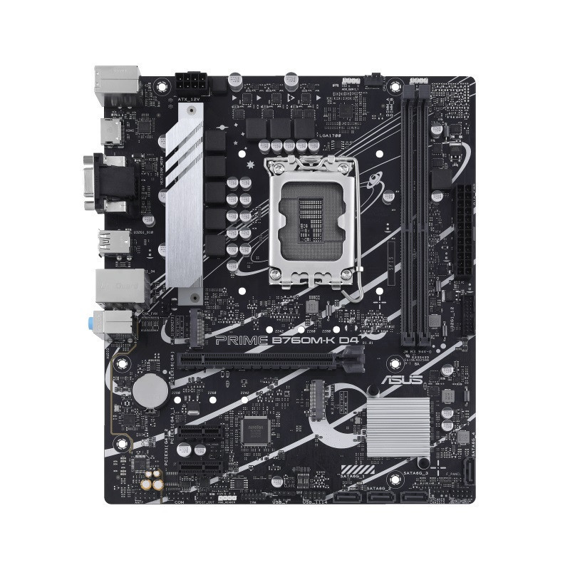 Материнська плата Asus Prime B760M-K D4 Socket 1700 microATX Харьков - изображение 1