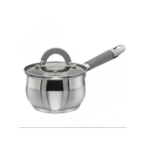 Ківш нержавійка 1,9л з кришкою ZB-1.9 GG Харків