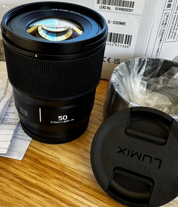 Новий  Panasonic Lumix S 50mm F1.8 Київ - фото 2