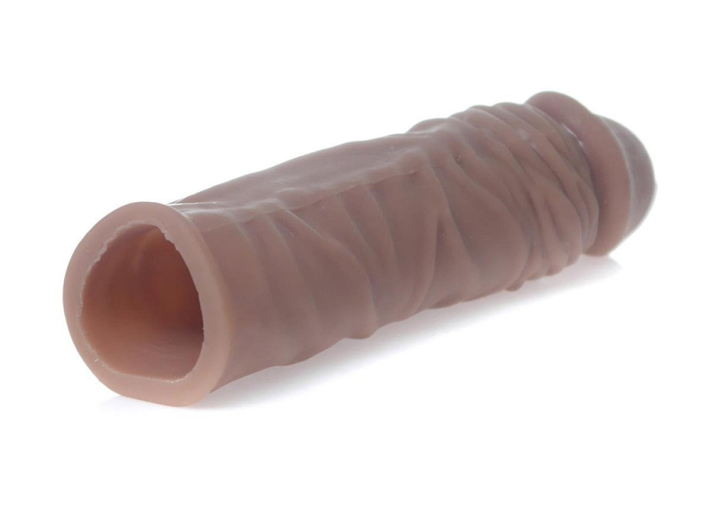 Насадка Perfect Sleeve Mulatto extends 7 cm Sex Aura Київ - фото 5