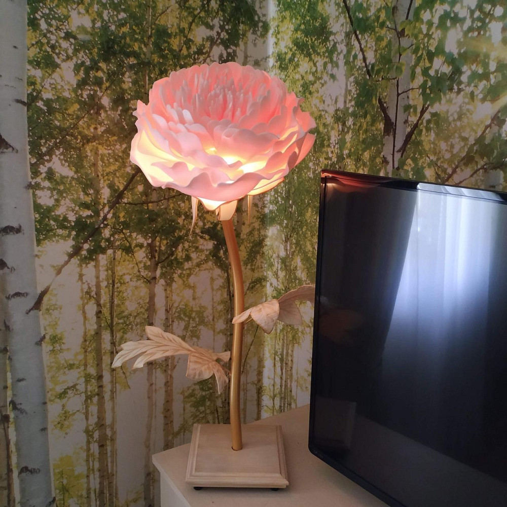 Міні-торшер "Пудровий півонія" Дніпро - фото 6