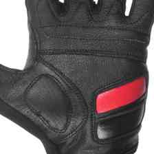 Рукавички без пальців, з козячої шкіри, розмір 10, гелеві та гум. вставки, фіксація ремінцем, чорні Мукачево