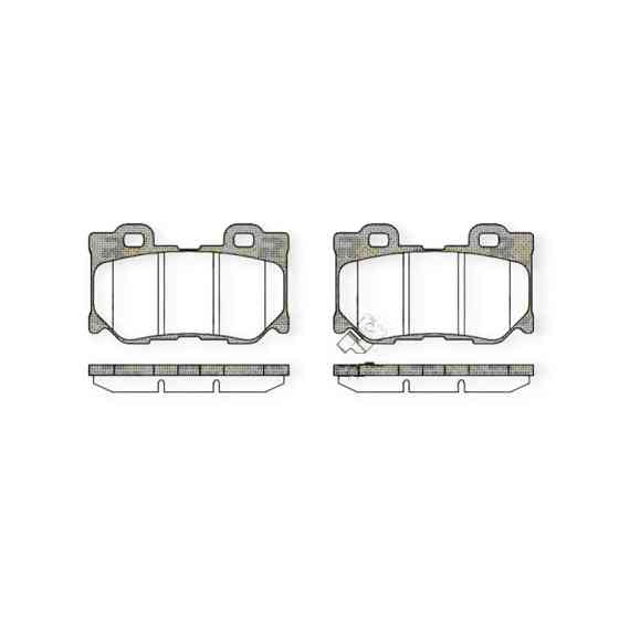 Колодки Infiniti FX, G, Q50, 60, 70 (2008-) задні гальмівні Мукачево