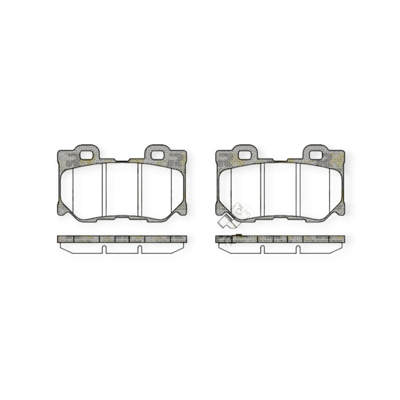 Колодки Infiniti FX, G, Q50, 60, 70 (2008-) задние тормозные Мукачево - изображение 1