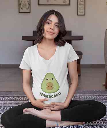 Женская футболка для беременных 100% хлопок с картинкой MAMACADO Черновцы