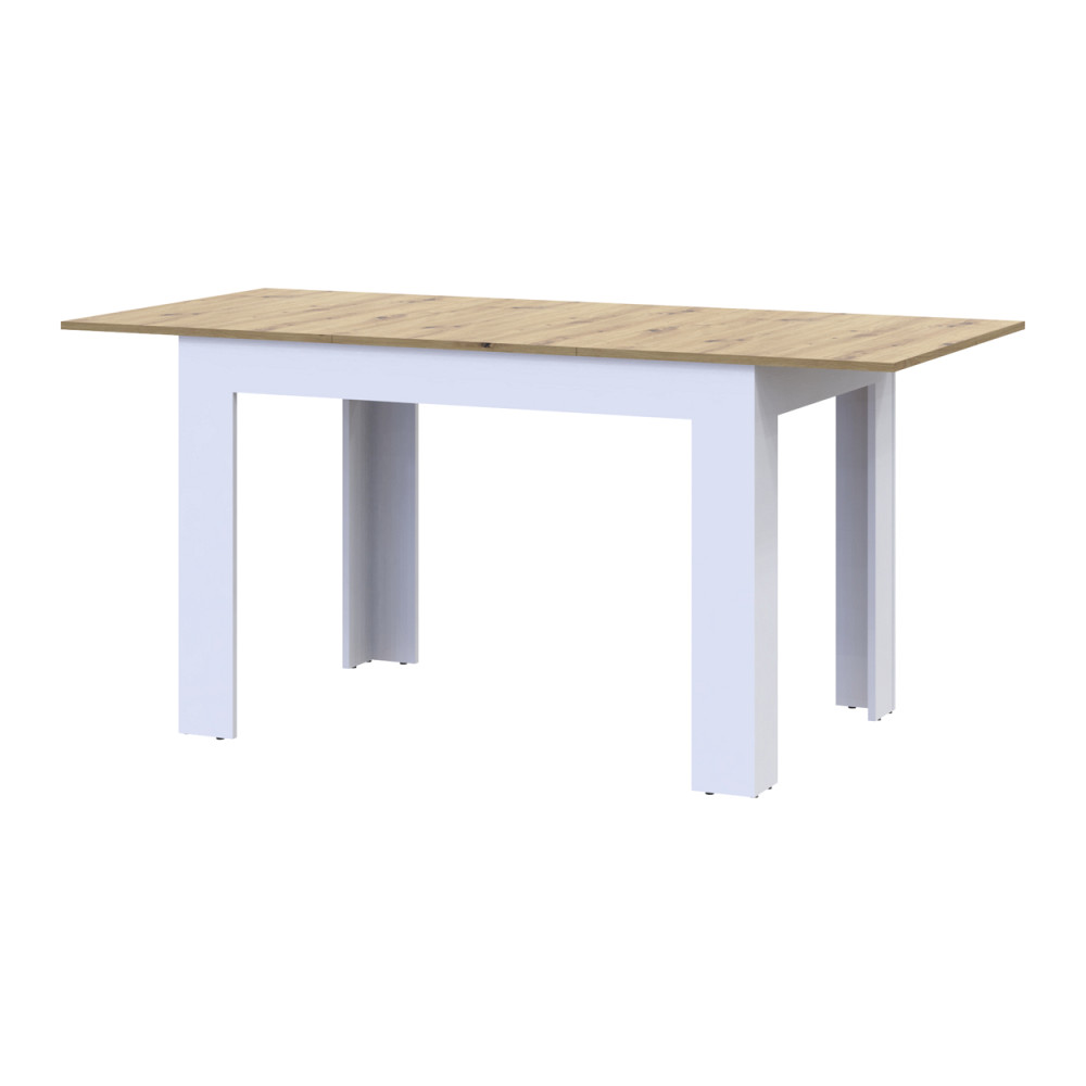 Стіл на кухню Doros Флінт 120(170)х80х78 см Білий/Дуб артизан (DRS-011442) Львів - фото 3