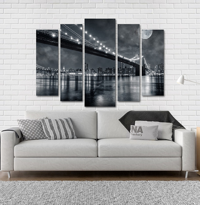 Модульная картина Город Луна Art-22_5 Киев - изображение 2