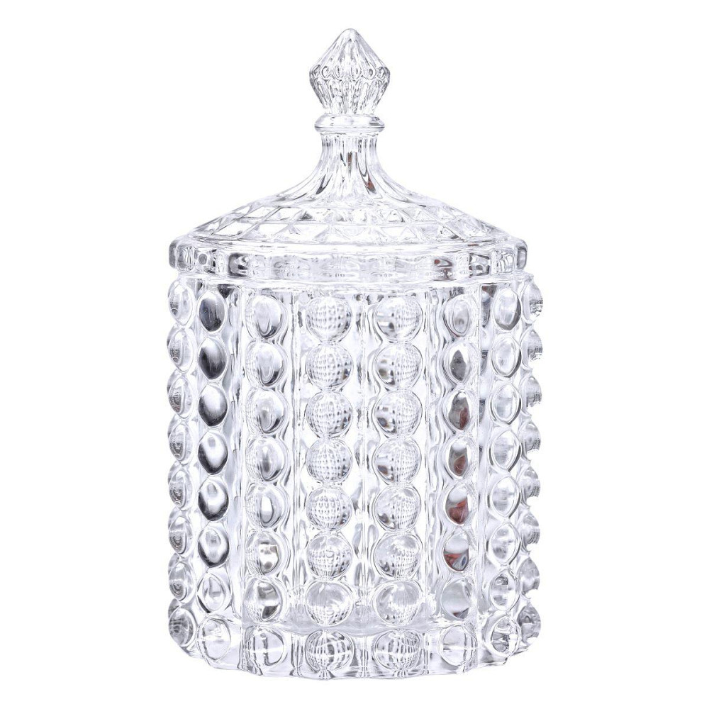 Стеклянная конфетница с крышкой, 7.5 см Киев - изображение 4