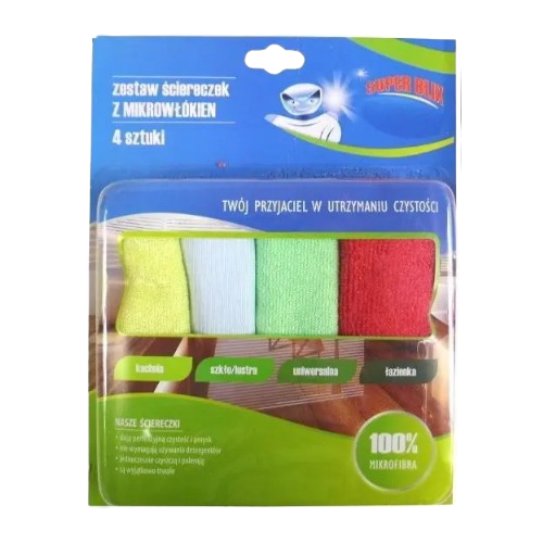 Серветки для прибирання мікрофібра 4шт/уп FE-2004/16921 Феникс Житомир - фото 2