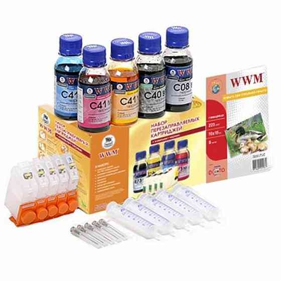 Комплект перезаправних картриджів WWM CANON IP3300/4200/5300/MP500/830+ch (RC.CLI-8ARC) Вінниця
