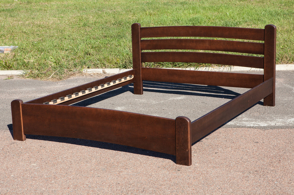 Ліжко Софія К 1600*2000, вільха/темний горіх Київ - фото 3