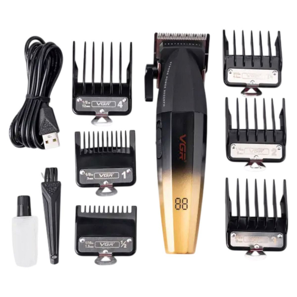 VGR Тример для волосся VGR V-003 6 насадок Коломия - фото 7