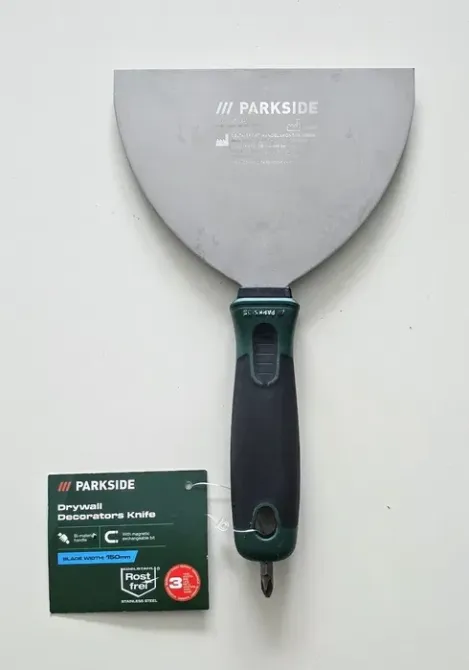 Шпатель для гипсокартона Parkside 15 см с насадкой PH2 Германия Полтава - изображение 1