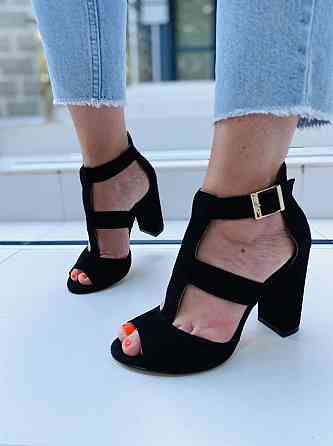 SANTINI Босоніжки жіночі SANTINI 259317-21 чорні (літо, замша натуральна) (3762) 37 Коломия