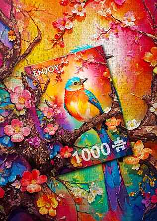 Пазл Різнокольорова пташка - Colorful Birdie (Enjoy-2147) Киев