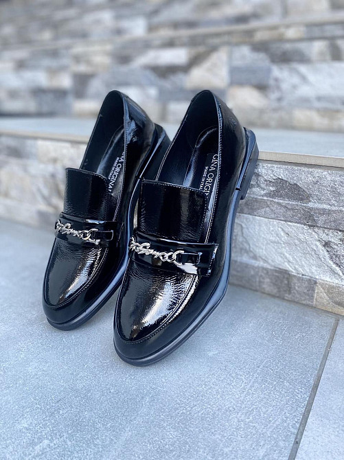 GINA ORIGINAL Туфлі жіночі GINA ORIGINAL 6884 чорні (весна-осінь, шкіра лакована) (4300) 36-40 Коломия - фото 5