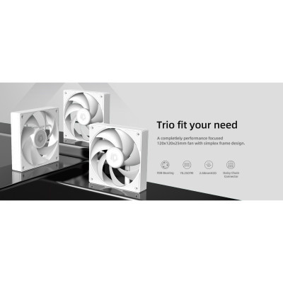 Кулер до корпусу ID-Cooling AF-125-W TRIO Вінниця - фото 5