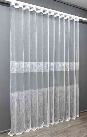 Тюль VR-Textil 1628т Жаккард Белый 300х270 см (42-0571) Киев