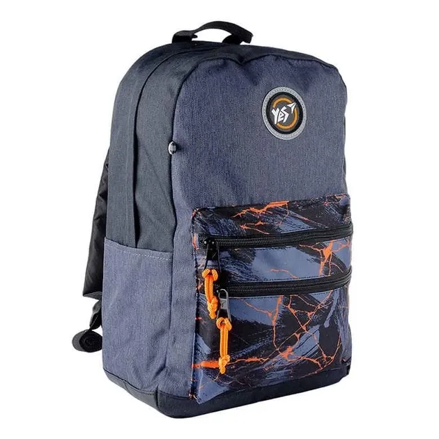 Рюкзак молодіжний "YES" T-100 558400   "Double" сірий/чорний, шт Київ - фото 1