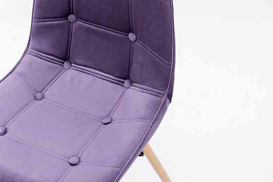 Стілець ДЖАСТІН, велюр бузковий Київ