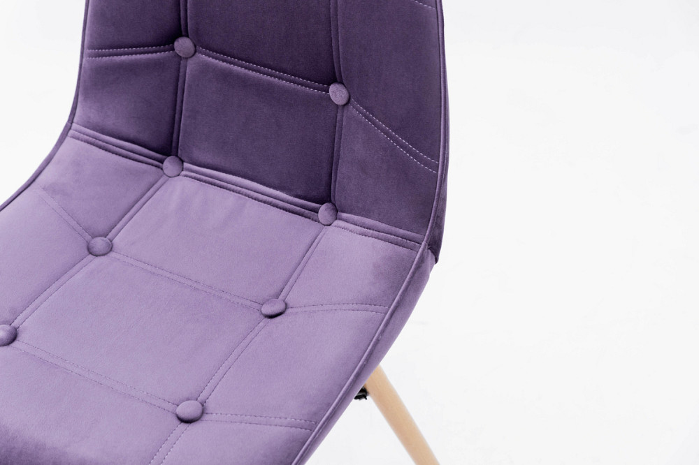 Стілець ДЖАСТІН, велюр бузковий Київ - фото 5