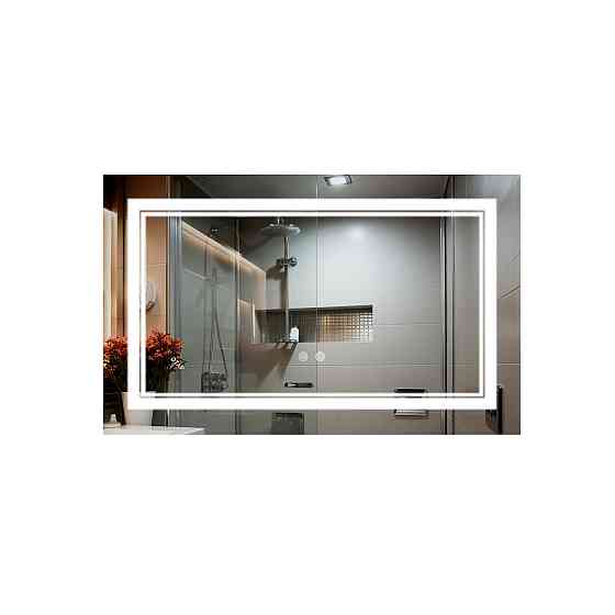 Дзеркало Qtap Cardinal (CA1) 800х500 з LED-підсвіткою Touch, з антизапотіванням, з димером, темп. кольору (3000-6500K) Reverse Київ